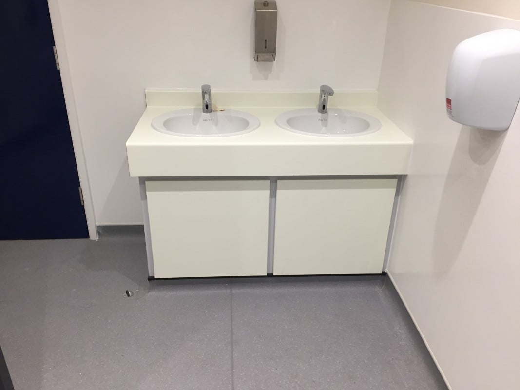 Image of refurbished sink area 